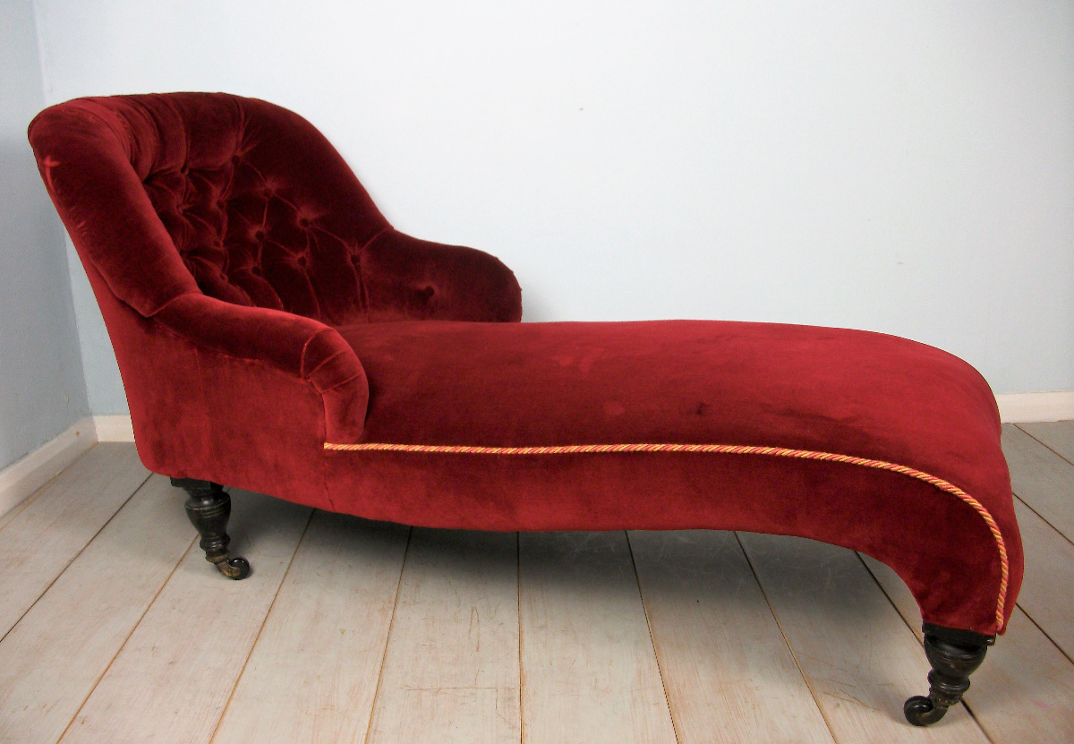 19th Century English Chaise Longue Day Bed